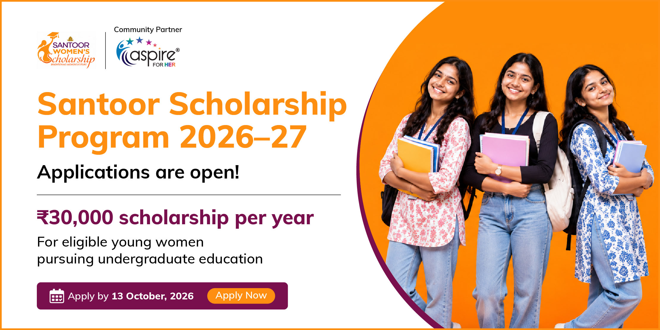 *Santoor Scholarship Program 2026–27*,